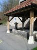 St-Christophe-la-Grotte, fontaine du pont St Martin